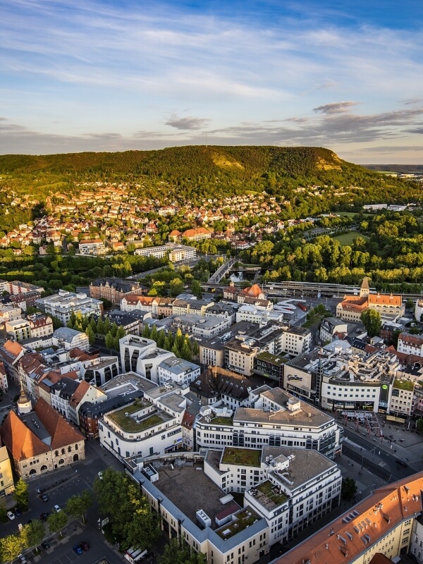 Luftbild von Jena, StudySmarter
