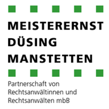 Meisterernst Düsing Manstetten Partnerschaft von Rechtsanwältinnen und Rechtsanwälten mbB
