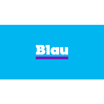 Blau Treppen