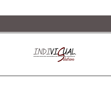 Indivisual Solutions Florian Friedt