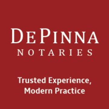 De Pinna LLP, Notaries